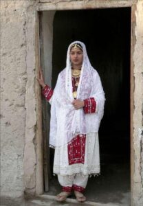 Each Balochi dress is one of a kind