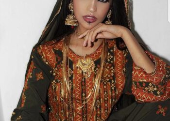 Each Balochi dress is one of a kind
