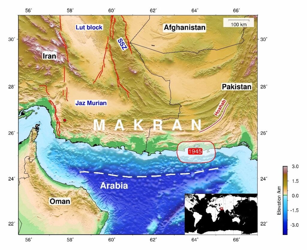 Makran Coastline of occupied Baluchistan