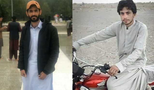 Two persons went missing after being detained by Pakistani forces