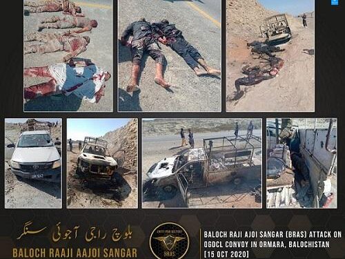 News Intervention BRAS attacks Pak convoy at Ormara, Pak Army officer among 15 killed