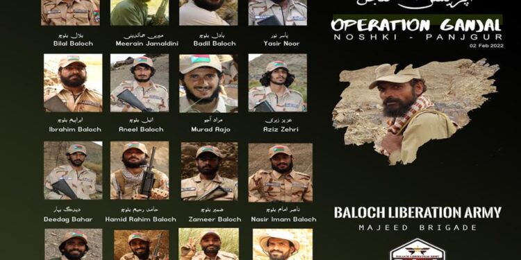 Operation Ganjal completed in 72 hours after killing more than 195 enemy soldiers. BLA