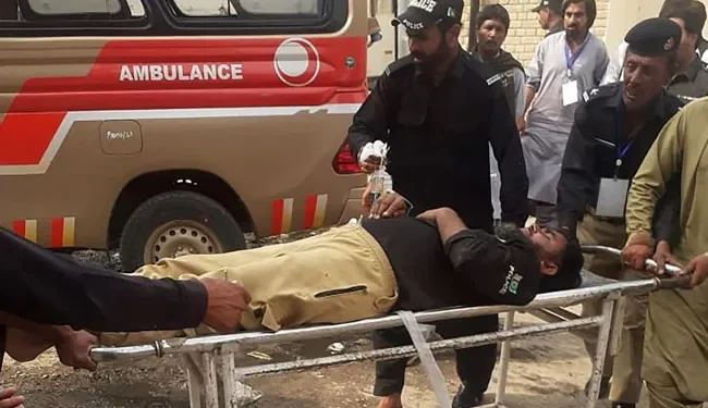 Pakistan blast: Police said seven members of the Pakistan paramilitary force were killed.