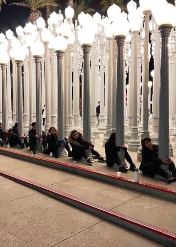 Mass protest against Iran’s human rights abuses staged at Los Angeles County Museum of Art