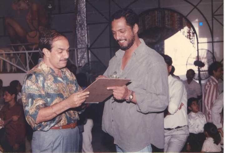 Baloch director Mehul Kumar with Nana Patekar