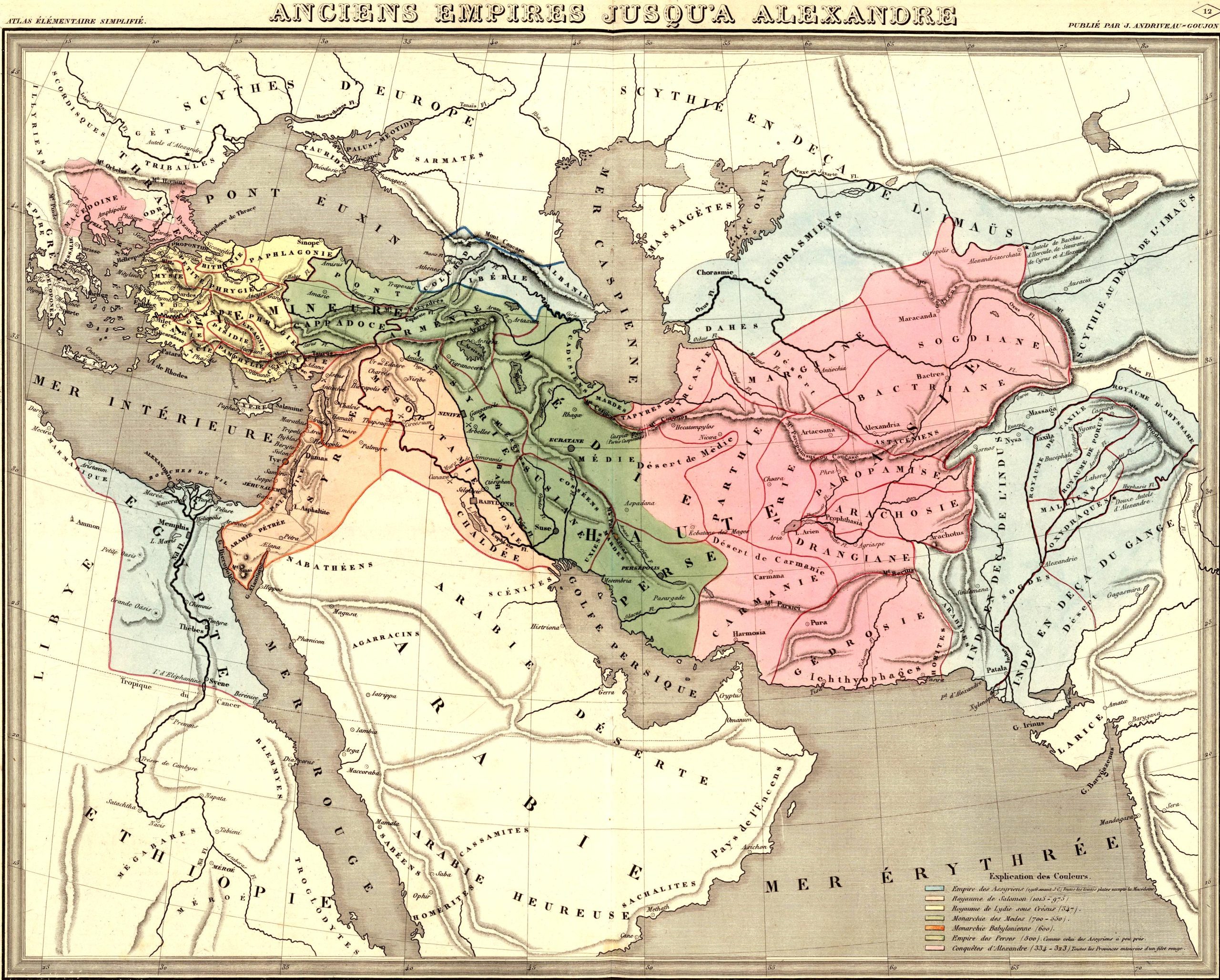 Ancient empires at the time of Alexander the Great