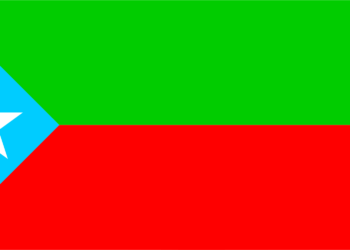Flag of the independence movement of Balochistan, currently a province of Pakistan. Used by the Baloch Republican Party