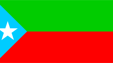 Flag of the independence movement of Balochistan, currently a province of Pakistan. Used by the Baloch Republican Party