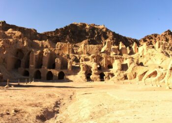 Mount Khwaja or Mount Khwajeh (locally: Kuh-e Khvājeh) is a flat-topped black basalt hill rising up as an island in the middle of Lake Hamun, in the Iranian province of Baluchestan.