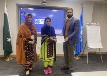 Mahrang Baloch met with Ms. Mio Sato, the former Chief Mission of the United Nations Mission