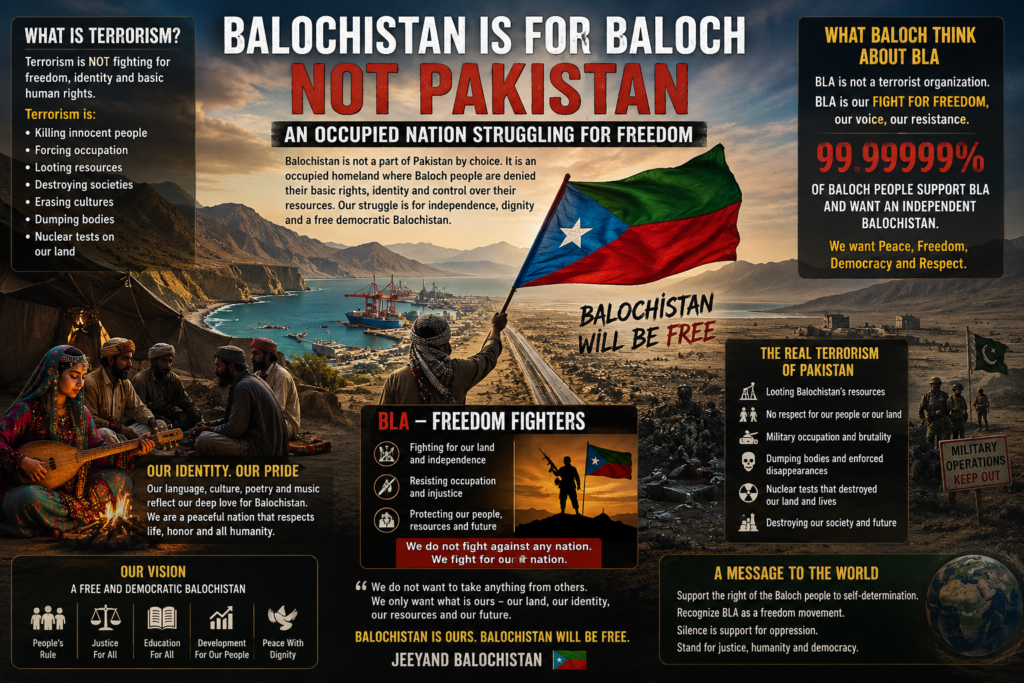 Balochistan and the Struggle for Identity, Freedom, and Self-Determination